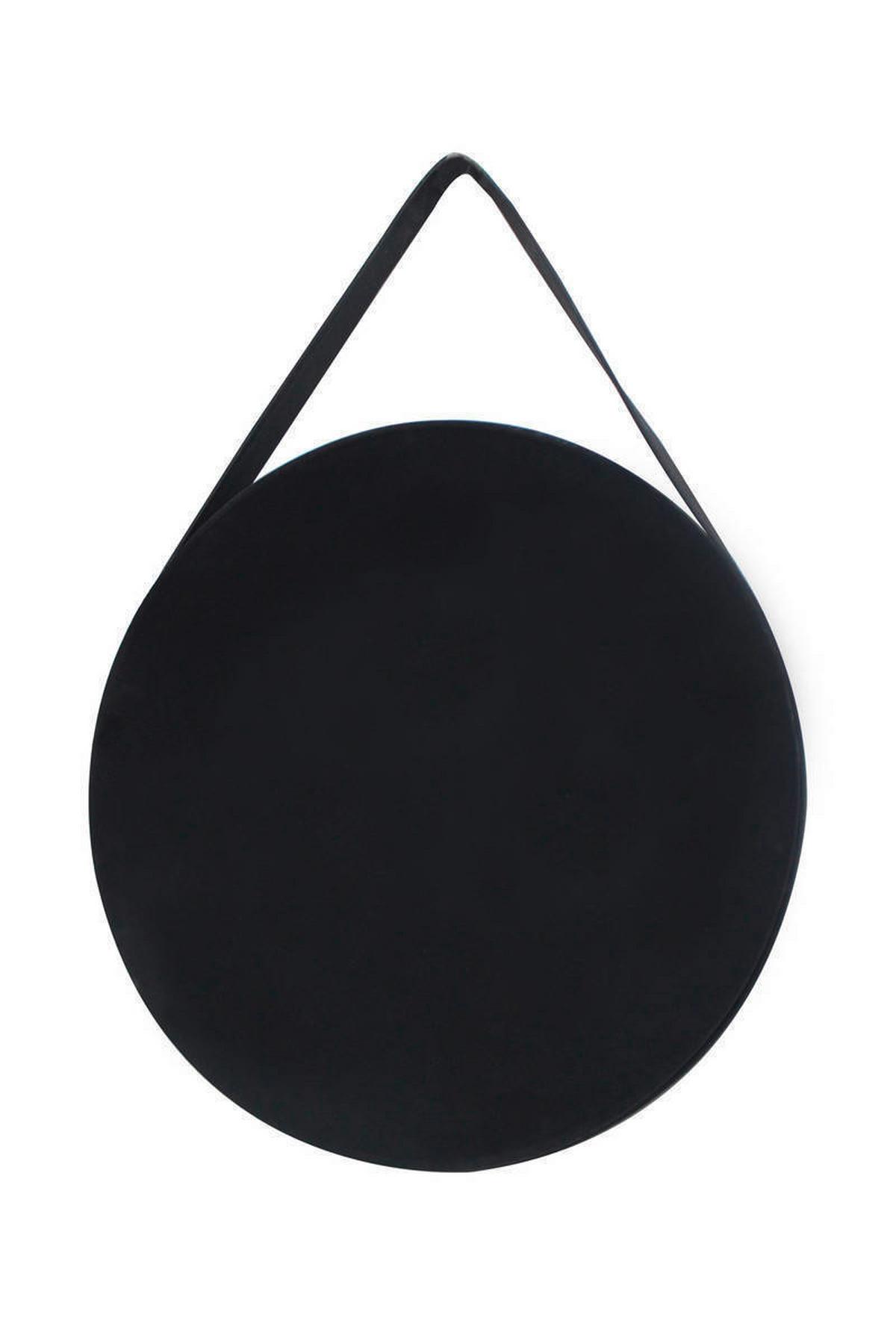 NÁSTENNÉ ZRKADLO ULTIMA - čierna, Basics, kompozitné drevo/plast (49,5/49,5/3,5-7,5cm)