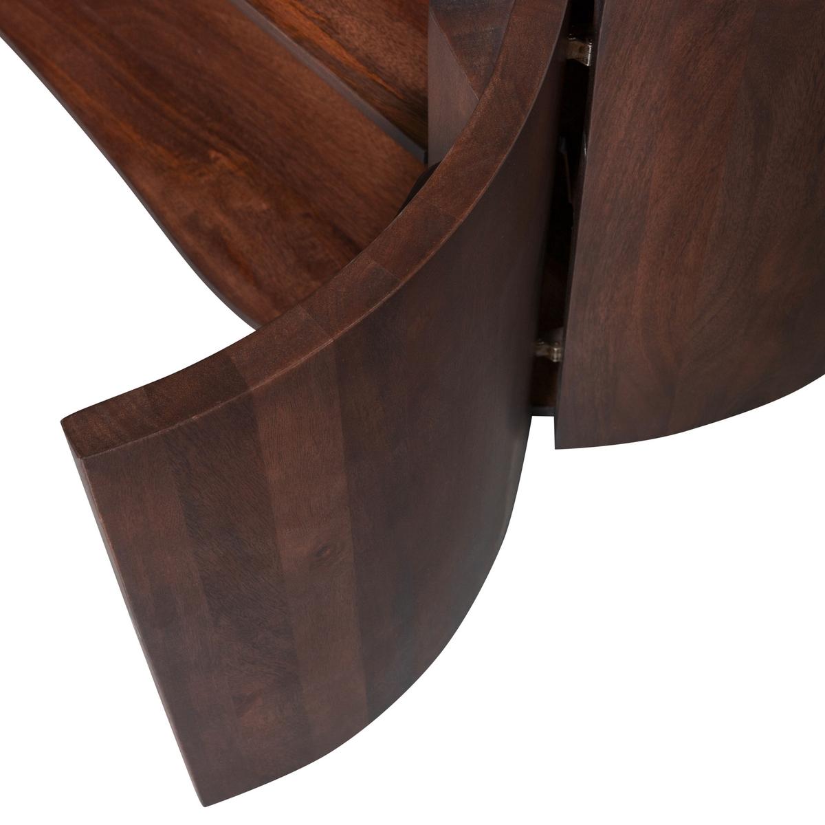 Kommode Sense Walnussfarben B: 160cm - Walnussfarben, Design, Holz (160/50/46cm) - Livetastic