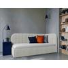 Polsterbett Millow Rechts Beige Lf: 90x200 Cm - Beige/Schwarz, MODERN, Holz/Holzwerkstoff (90/200cm) - MID.YOU