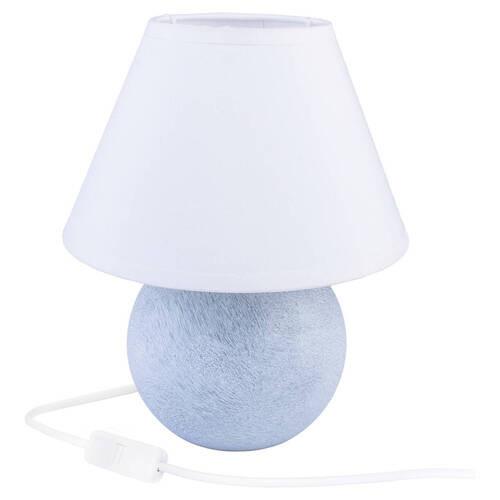 Tischleuchte 4110112 Ball - Marmor - Grau, KONVENTIONELL, Holz (20/27cm)