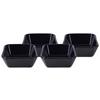 Dipschalenset Aus Keramik Street, 8,5x8,5 cm, Schwarz - Schwarz, Basics, Keramik (8,5/8,5cm) - Creatable