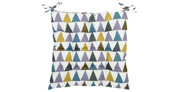 Sitzkissen Maite 6 Versch. Dessins 40x50 Polyester - KONVENTIONELL, Textil (40/40/5cm) - Ondega