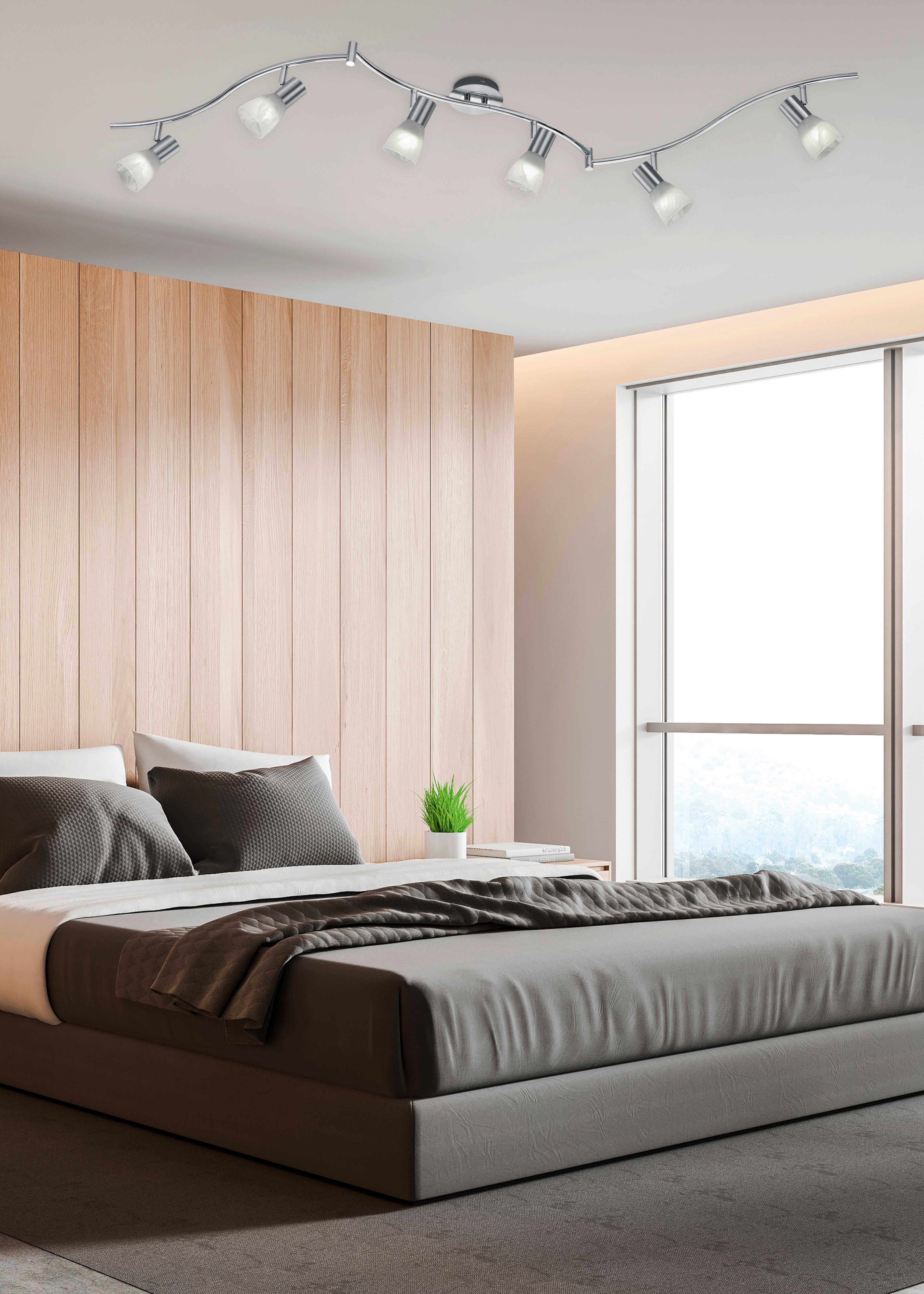 LED-Strahler 871010608 Levisto - Messingfarben, LIFESTYLE, Glas/Metall (180cm) - Trio Leuchten