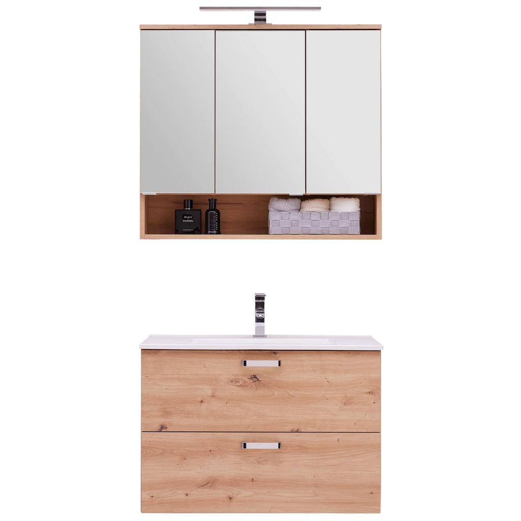 Badezimmer Fresh Eiche Dekor 3-teilig