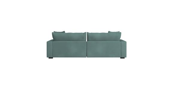 Megasofa Pelle-Megasofa - Wengefarben/Hellblau, Trend, Textil (261/124cm) - Luca Bessoni