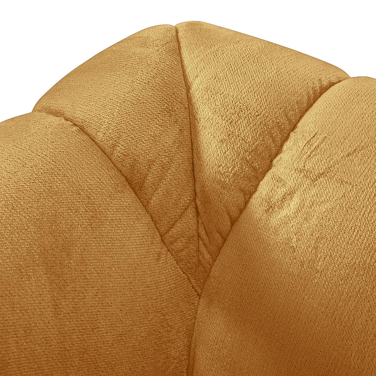 Bigsofa Sabea Orange B: 220 Cm - Schwarz/Orange, KONVENTIONELL, Textil (220/67/106cm) - MID.YOU