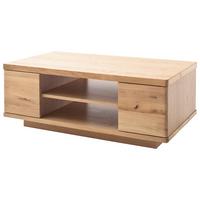 Couchtisch Holz teilmassiv Barcelona Eiche Bianco - Eiche Bianco, Design, Holz/Holzwerkstoff (115/44/65cm) - Livetastic