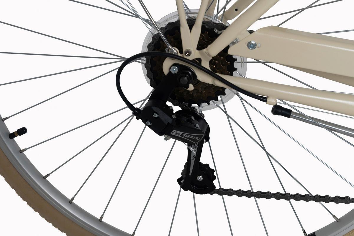 Damenfahrrad 28'' DaCapo Toscana beige - Beigebraun, Basics, Metall (25/140/60cm)