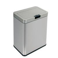 ODPADKOVÝ KOŠ ECHTWERK "SQUARE" - barvy stříbra/černá, Trend, kov/plast (40.3/25.3/57.4cm) - Echtwerk