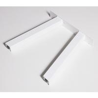 Bankgestell Stahl Weiß BxH: 40x42 cm, A-Form - Weiß, Basics, Metall (40/42cm)