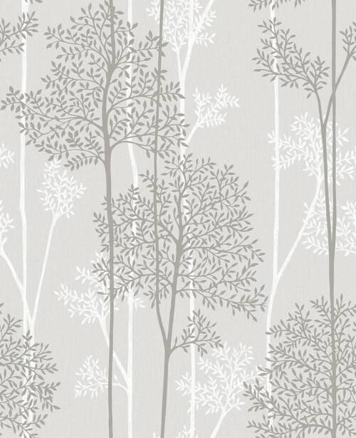 Vliestapete 33-287 - Grau, Basics, Papier/Kunststoff (52/1005cm)