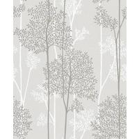 Vliestapete 33-287 - Grau, Basics, Papier/Kunststoff (52/1005cm)
