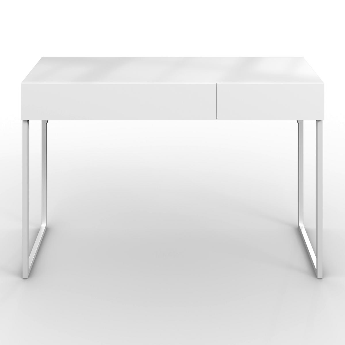 KONZOLOVÝ STOLEK FINN - bílá, Moderní, kov/kompozitní dřevo (120/78/40cm) - Bessagi Home