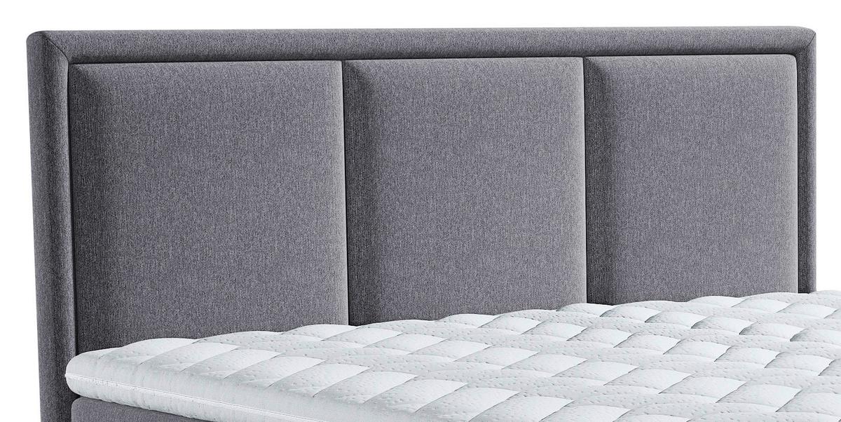 Boxspringbett Swing K - Dunkelgrau, Design, Textil (200/220cm) - MID.YOU