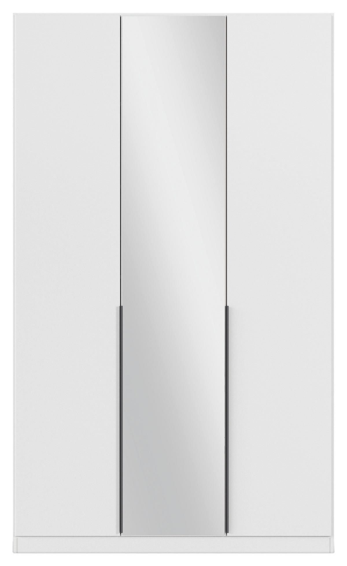 Drehtürenschrank Alabama Weiß B: 136 Cm - Weiß, MODERN, Holzwerkstoff (136/229/54cm) - Rauch Möbel