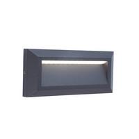 Außenwandleuchte Helena 10,5w Aluminium, Wandmontage - Anthrazit, Design, Metall (10,10cm)