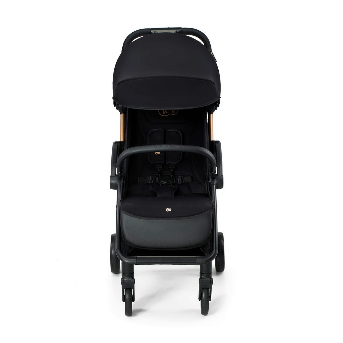 Buggy Apino Schwarz, B/H/T: 47x99x93cm - Goldfarben/Schwarz, Basics (47/99/93cm) - Kinderkraft