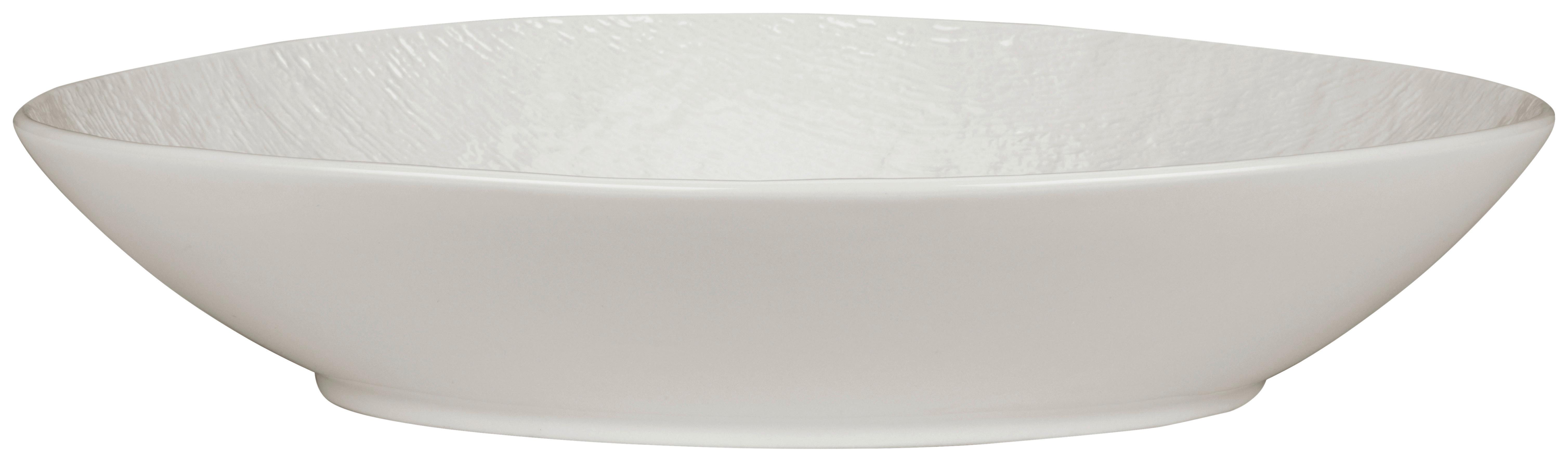 Hluboký Talíř Haruki - bílá, Moderní, keramika (25,3/22,3/5,1cm) - Premium Living