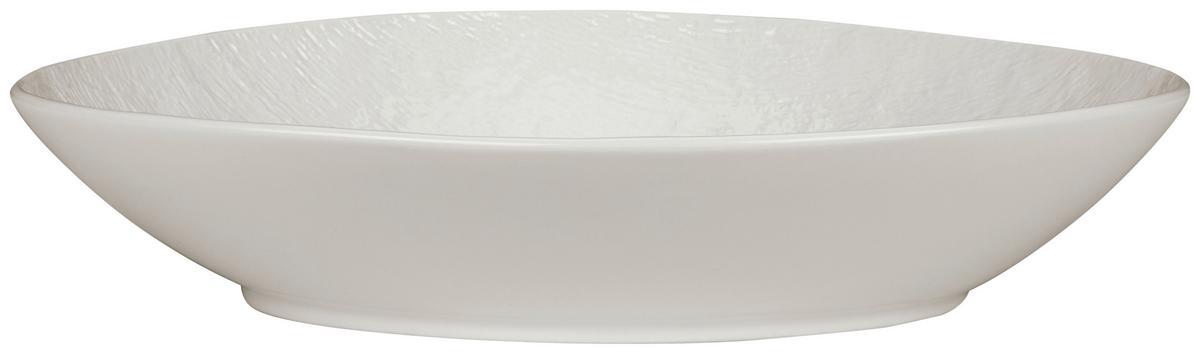 HLUBOKÝ TALÍŘ HARUKI - bílá, Moderní, keramika (25,3/22,3/5,1cm) - Mömax