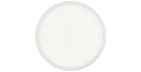 LED-Deckenleuchte Maria - Weiß, MODERN, Kunststoff/Metall (40/5cm) - Luca Bessoni