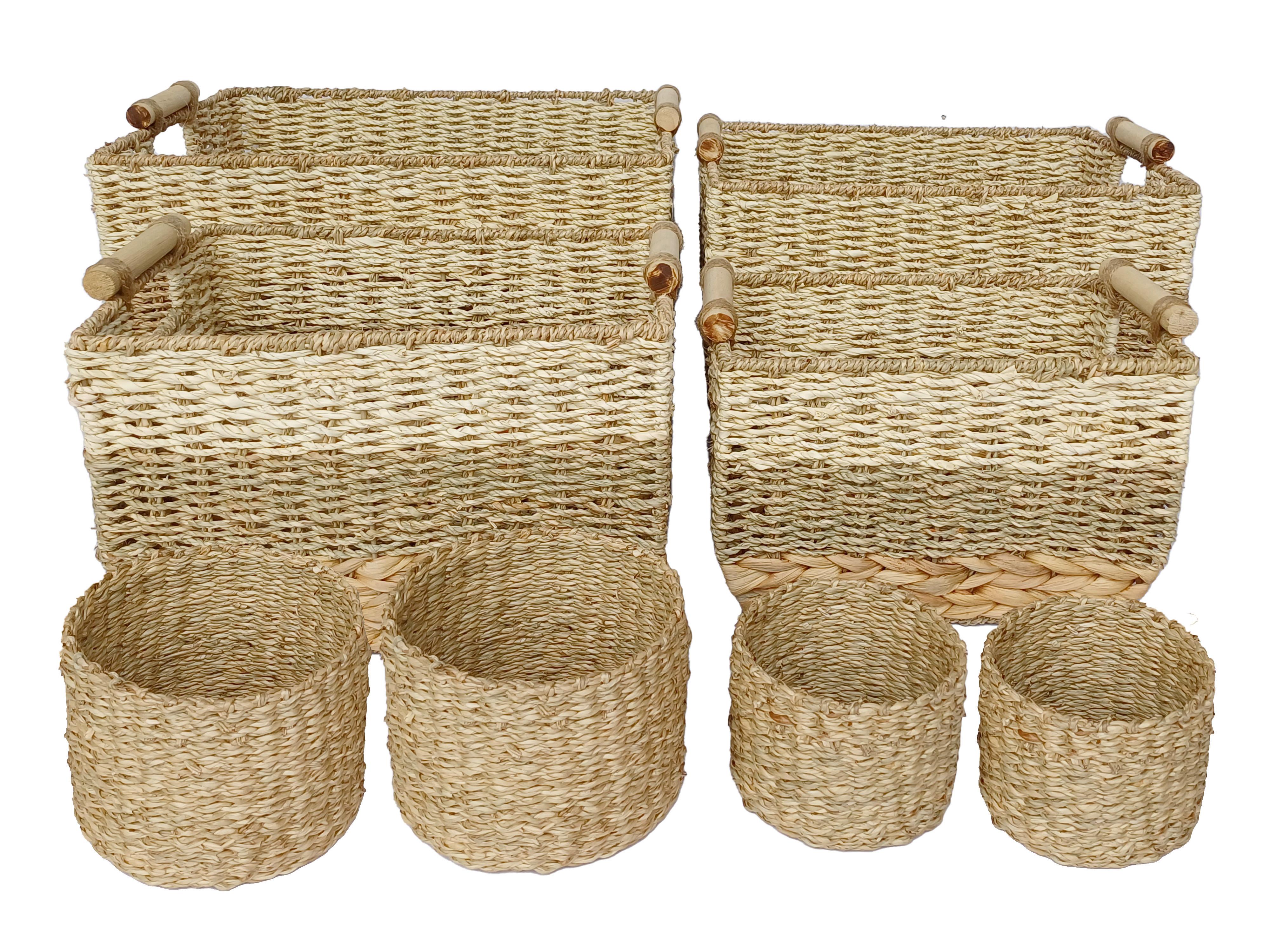 Aufbewahrungsboxen-Set Lilly - Naturfarben, KONVENTIONELL, Naturmaterialien/Holz - Ondega