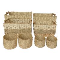 Aufbewahrungsboxen-Set Lilly - Naturfarben, KONVENTIONELL, Naturmaterialien/Holz - Ondega