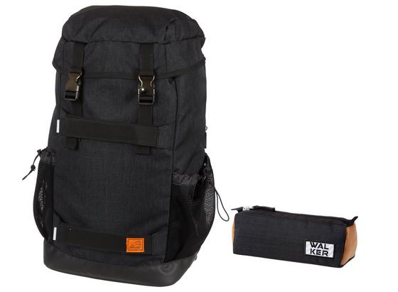 Rucksackset Dunkelgrau Melange - Dunkelgrau, MODERN, Textil (30/52/19cm) - Walker Rucksackset Dunkelgrau Melange - Dunkelgrau, MODERN, Textil (30/52/19cm) - Walker
