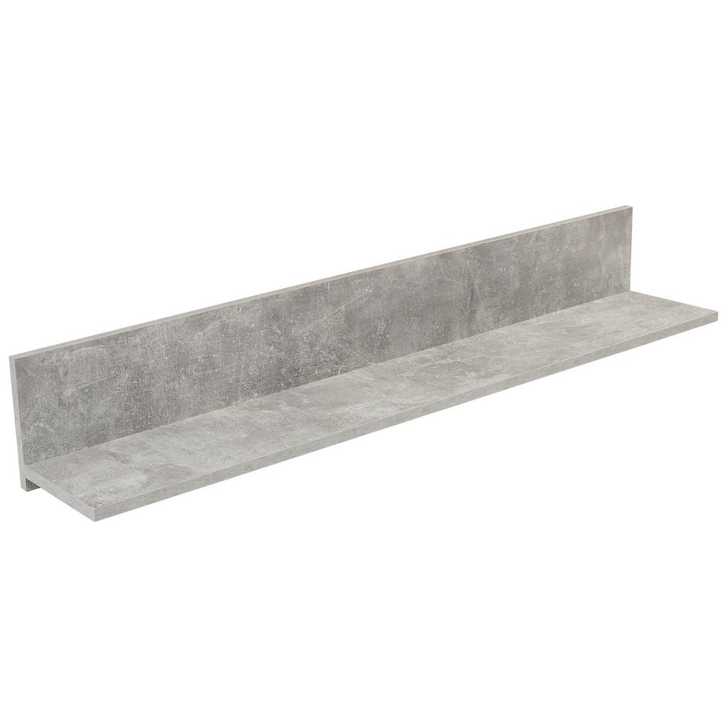 Wandboard Malta B: 128 cm Betonoptik hell Dekor