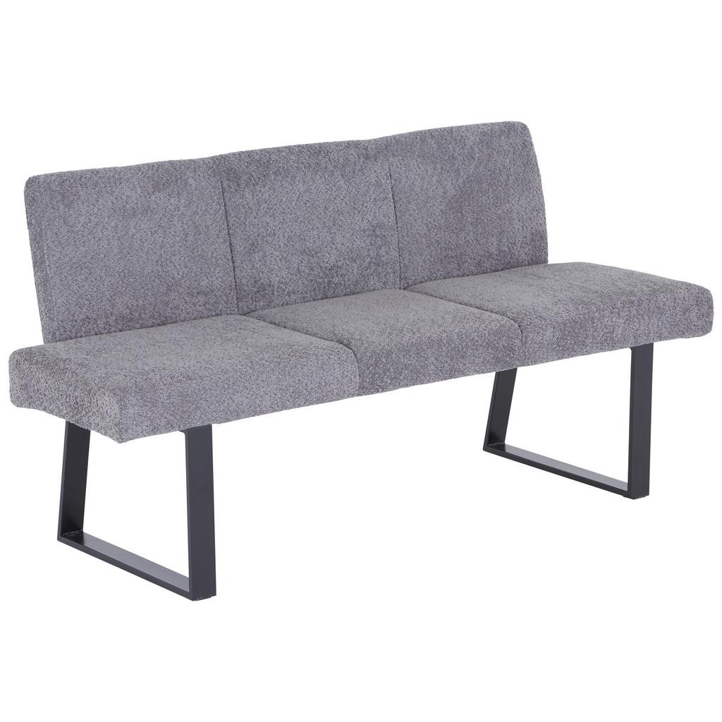 Sitzbank Grau Tampa 166x82x61 cm