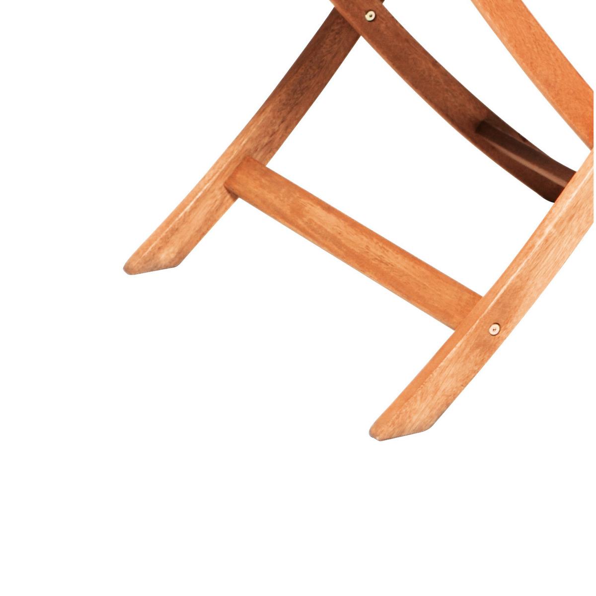 Gartentisch Klappbar Echtholz Ø 110 Cm - Naturfarben, KONVENTIONELL, Holz (110/74/110cm) - Gardenson