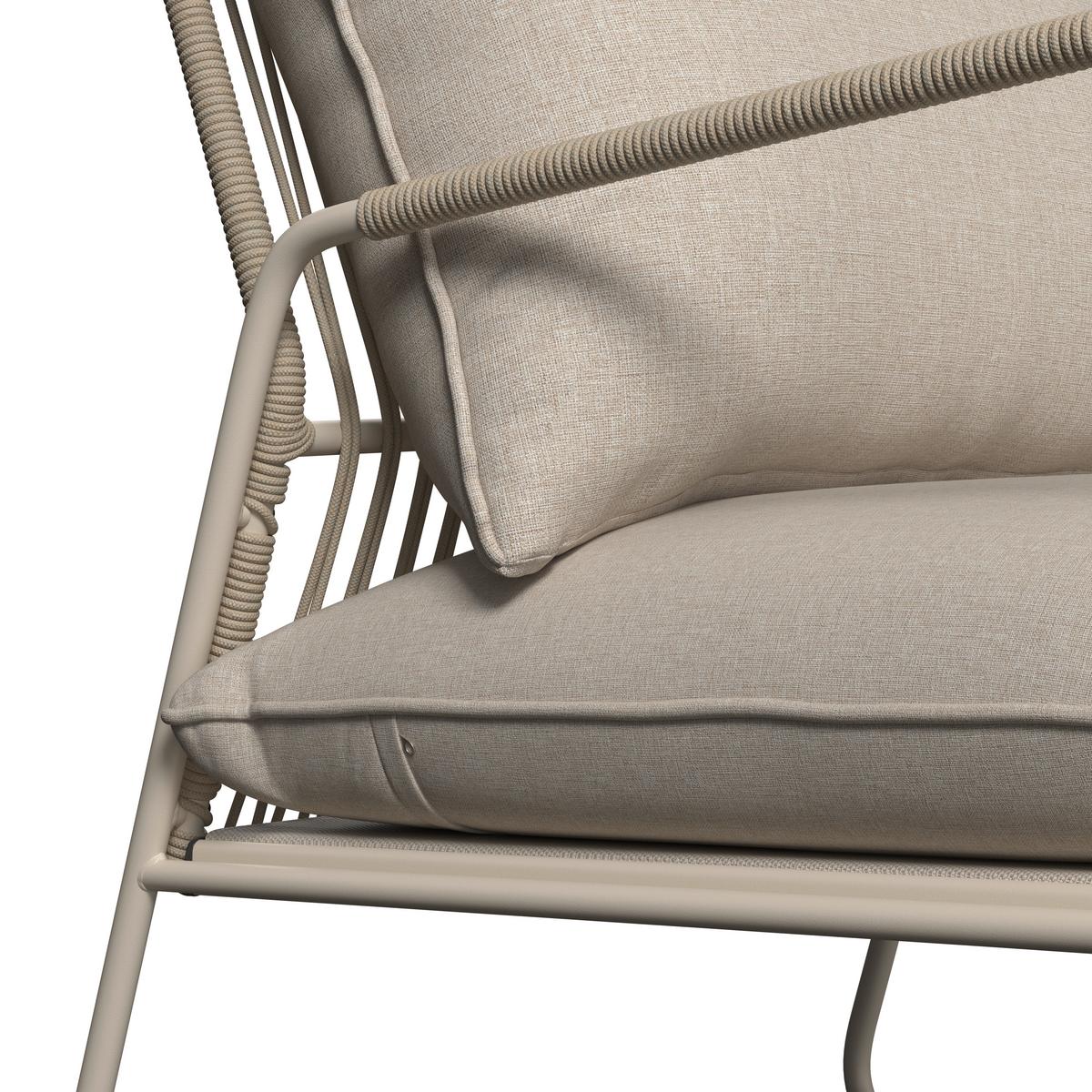 SADA NA BALKON MALE - béžová, Moderní, kov/textil (85,5/68/78,5cm)