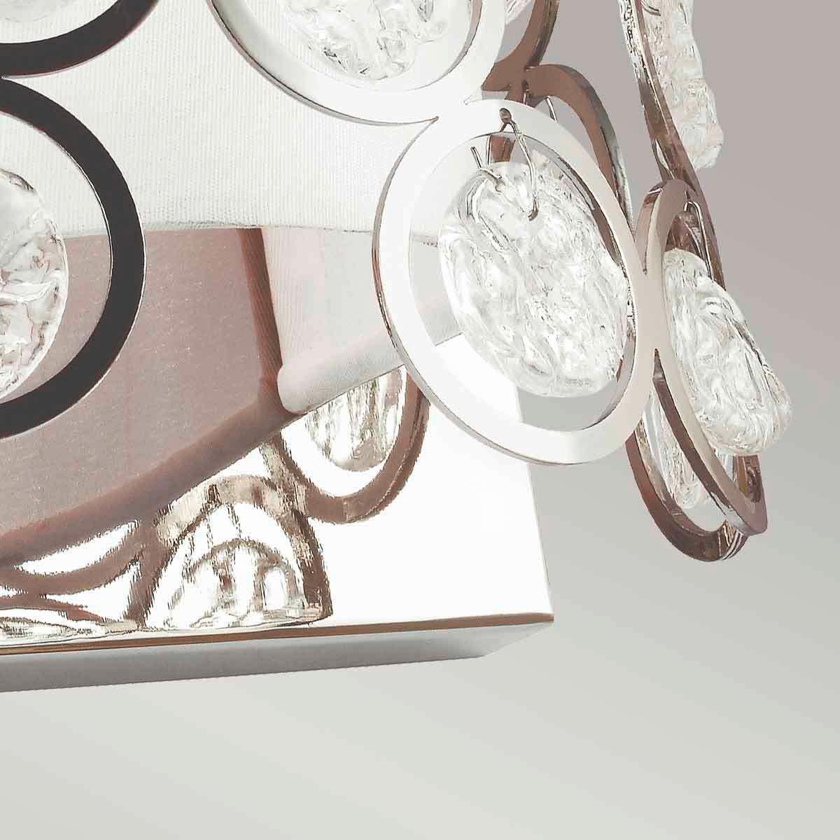 Wandleuchte Fe-Lexi1 - Nickelfarben, KONVENTIONELL, Metall (19.1/33/15.2cm) - Elstead Lighting