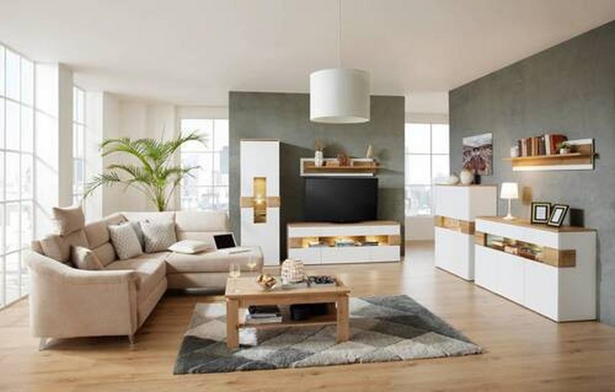 ŠIROKÁ KOMODA DIMITRI - Moderní, kompozitní dřevo/plast (150/88/42cm)