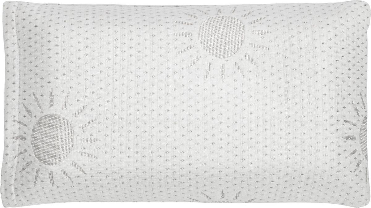 ŠÍJOVÝ OPĚRNÝ POLŠTÁŘ Felix, 23/42 cm - bílá, textil (23/42cm) - Modern Living