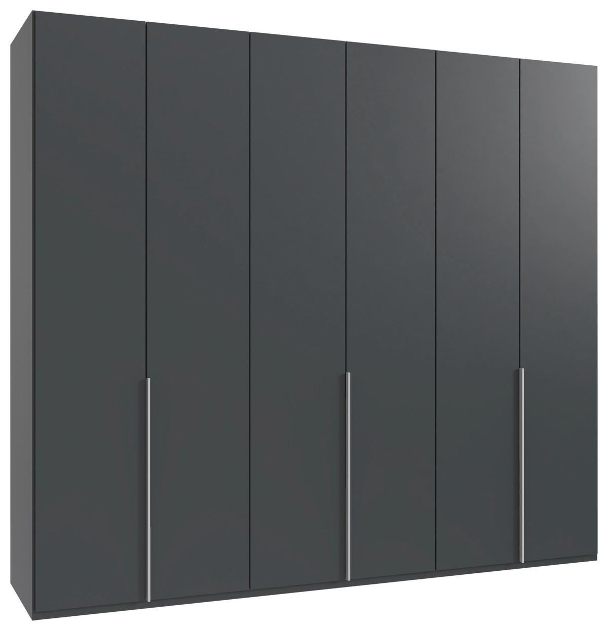 Drehtürenschrank New York Graphitfarben B:270cm - Graphitfarben, MODERN, Holzwerkstoff (270/236/58cm) - MID.YOU