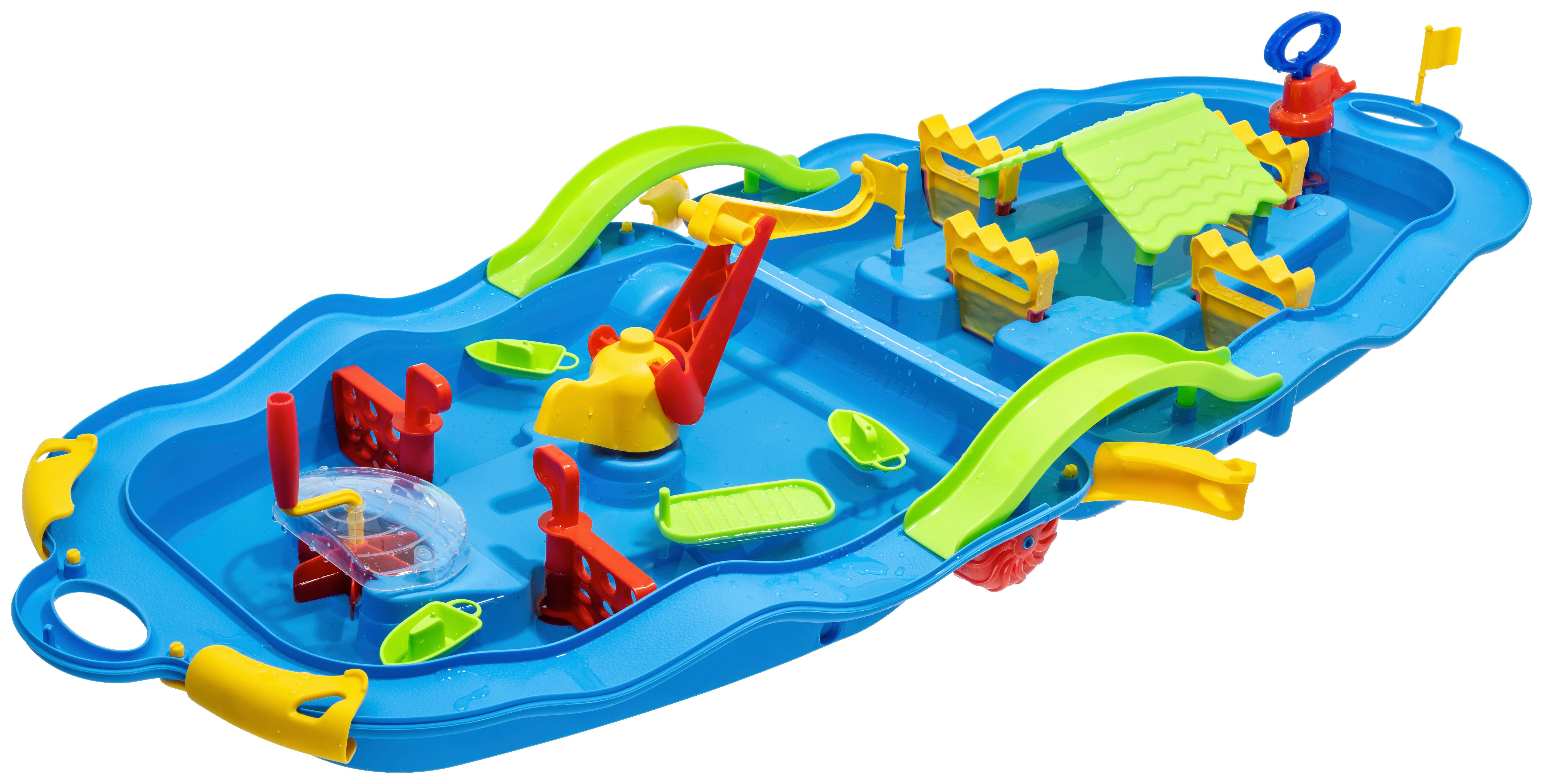 Wasserbahn Arian - Blau/Hellgrün, KONVENTIONELL, Kunststoff (51/21,5/66,5cm) - BUNINO