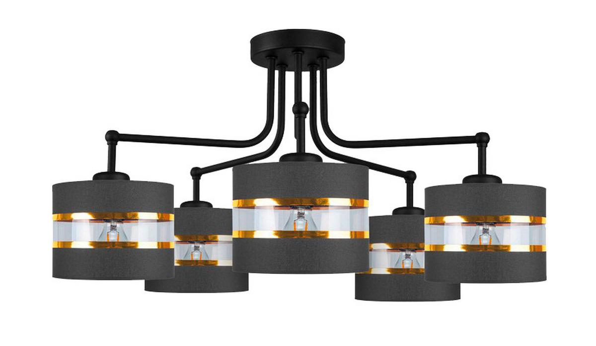 Hängeleuchte 35-06158 - Schwarz, Basics, Metall (72/72/34cm)
