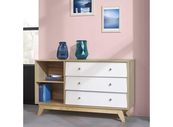 Komoda Enny - biela, Moderný, drevo (120/70/35cm) - Modern Living Komoda Enny - biela, Moderný, drevo (120/70/35cm) - Modern Living