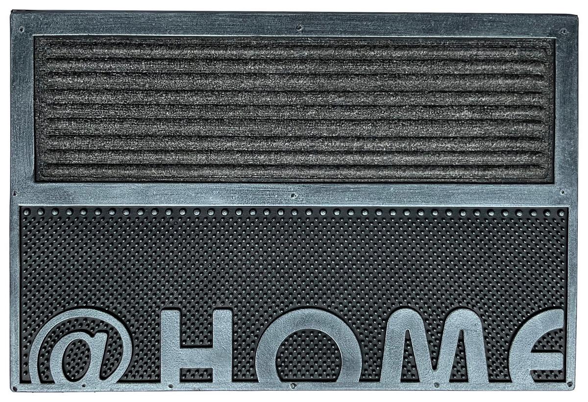 Fußmatte Mimi - Silberfarben, MODERN, Naturmaterialien/Kunststoff (40/60cm) - Ondega