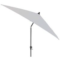 Sonnenschirm BxHxT: 250x258x250 cm Anthrazit/Grau - Anthrazit/Grau, KONVENTIONELL, Textil/Metall (250/250cm) - Siena Garden