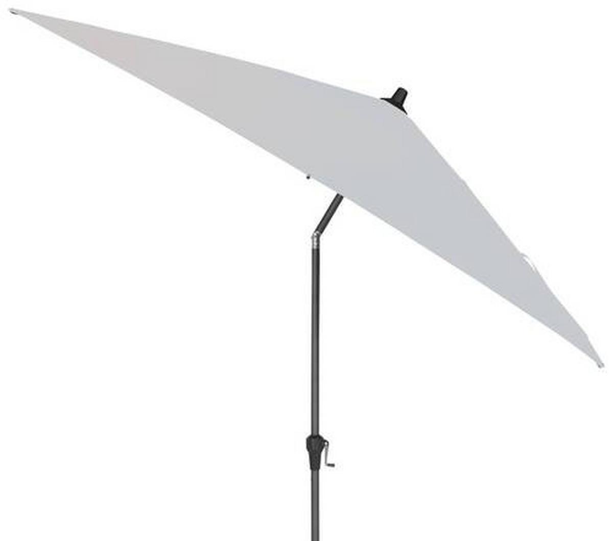 Sonnenschirm BxHxT: 250x258x250 cm Anthrazit/Grau - Anthrazit/Grau, KONVENTIONELL, Textil/Metall (250/250cm) - Siena Garden