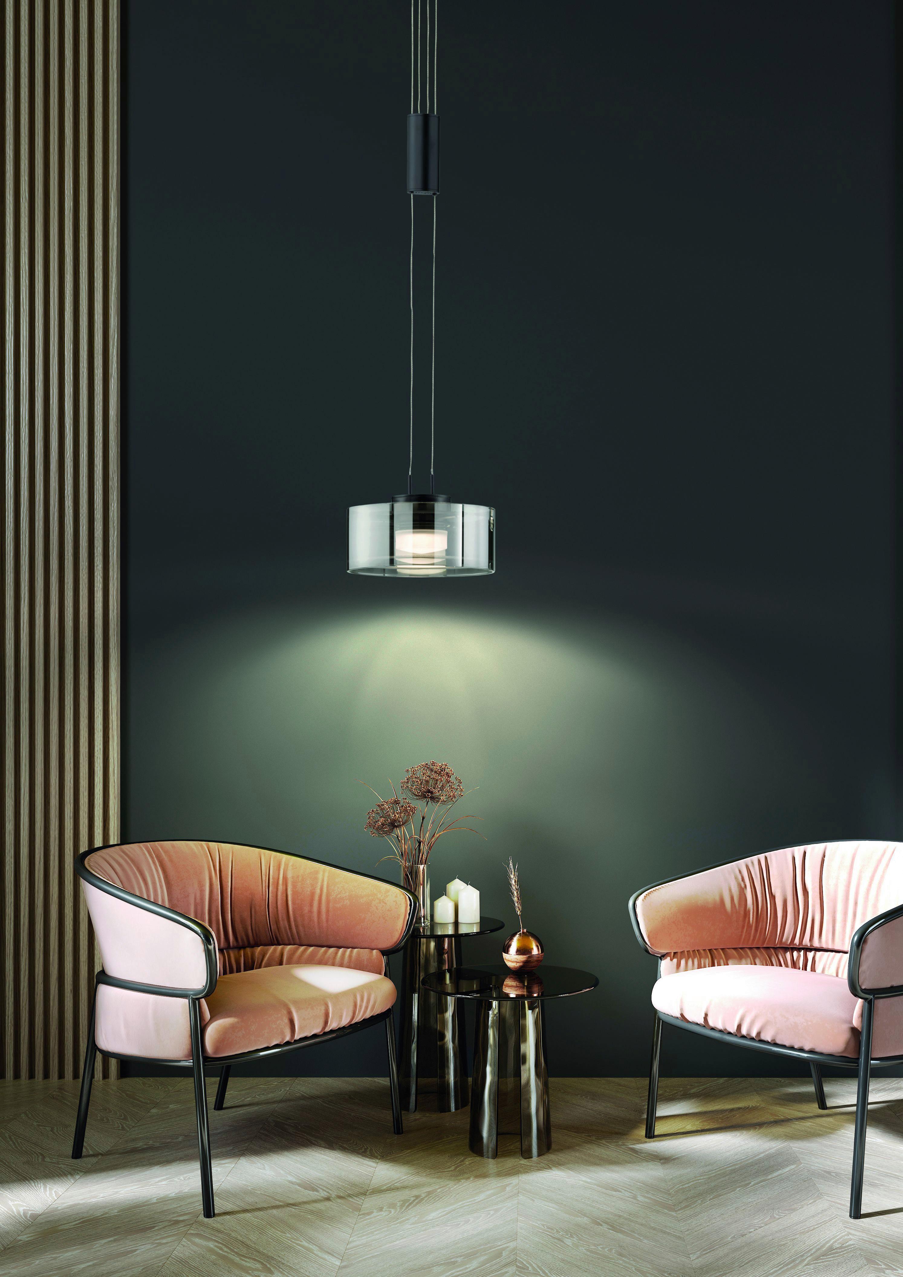LED-Hängeleuchte 61094 Lavin - Design, Glas/Metall (19/160cm) - Fischer & Honsel