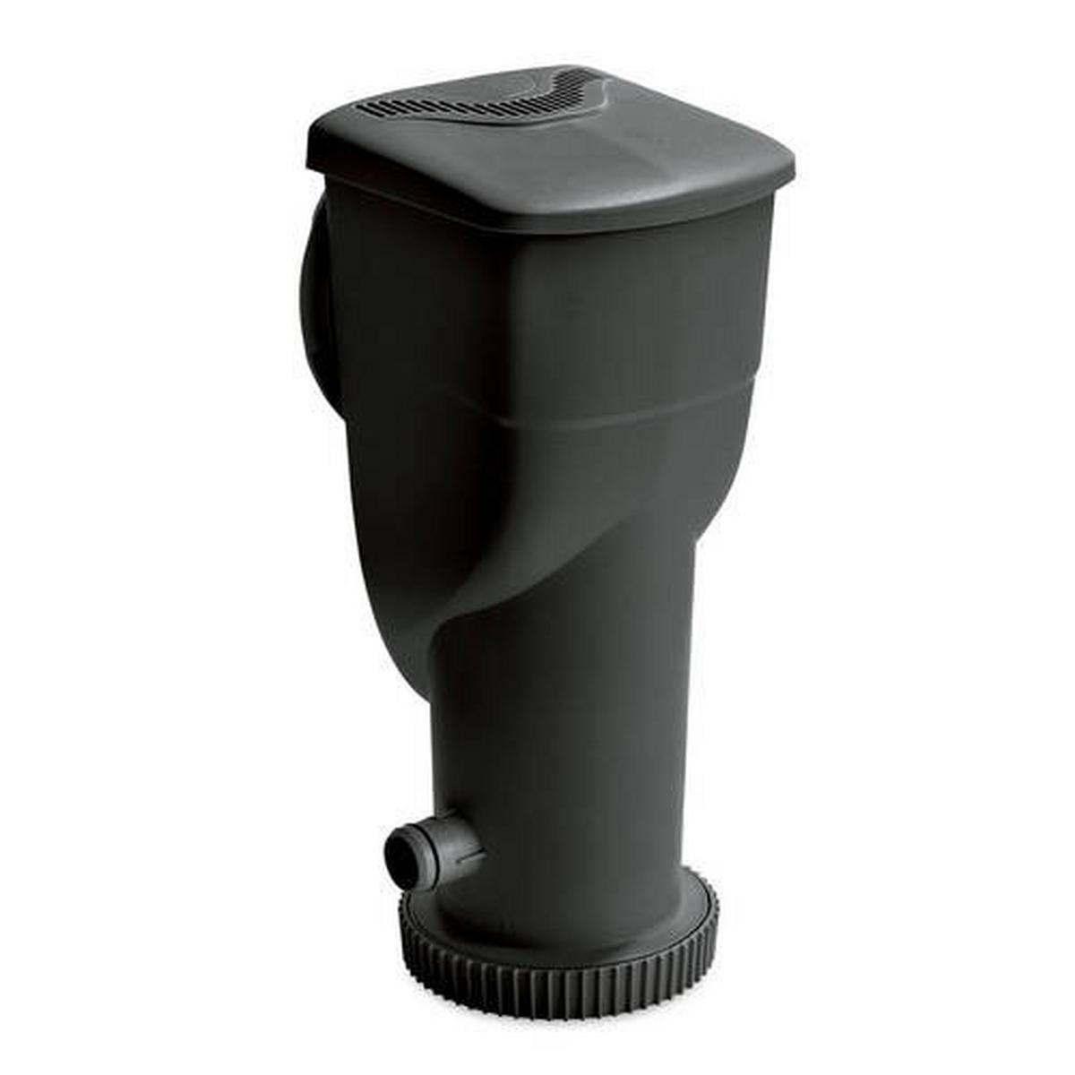 Aufstellpool Rund Mit Leiter D: 427 Cm - Grau, KONVENTIONELL, Kunststoff (427/107cm)
