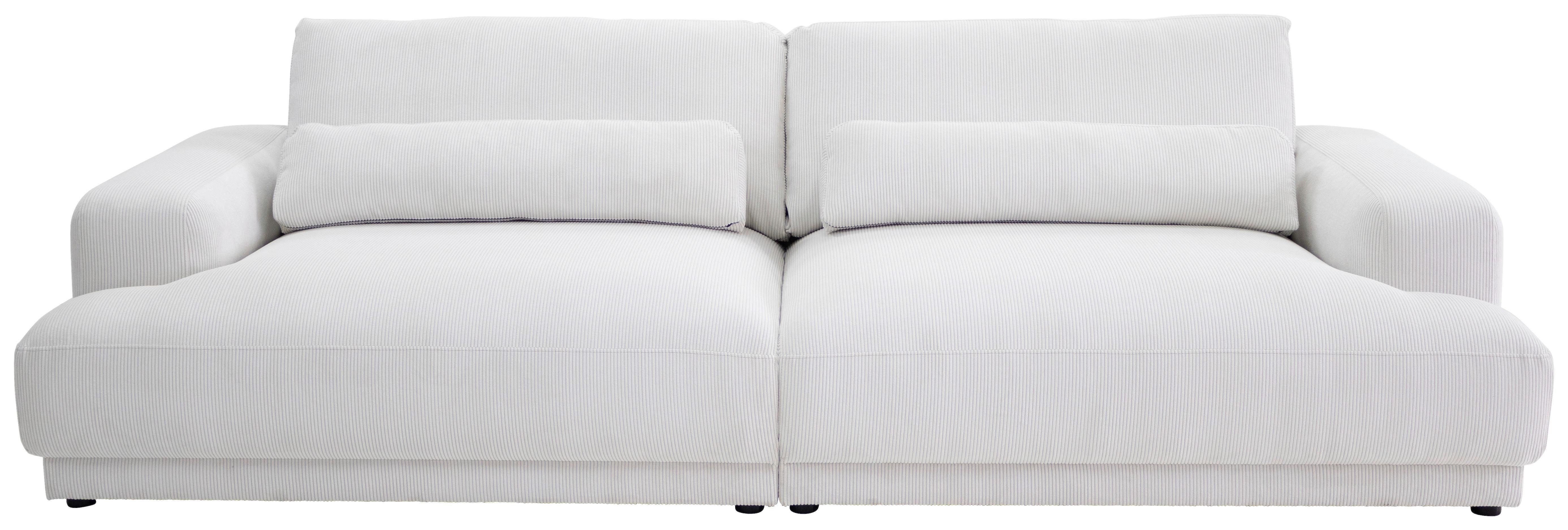 Bigsofa Savona Cord Creme, 260x111cm