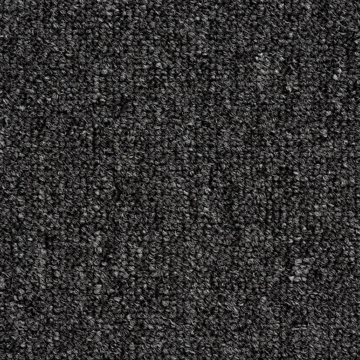 Teppichfliese Anthrazit Sparkle 50x50cm Florhöhe 3,5mm - Anthrazit, Basics, Textil (50/50cm)