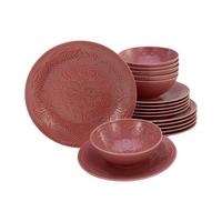 Tafelservice 21630 Orient Mandala - Dunkelrosa, Trend, Keramik - Creatable