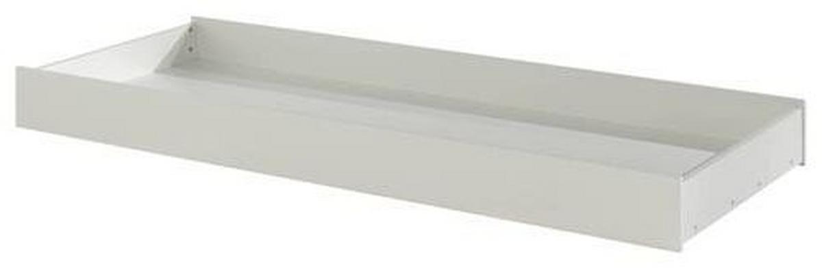 Bettkasten London B: 198 Cm Weiß Mit Rollen - Weiß, MODERN, Holzwerkstoff (198/17,5/93,7cm) - MID.YOU