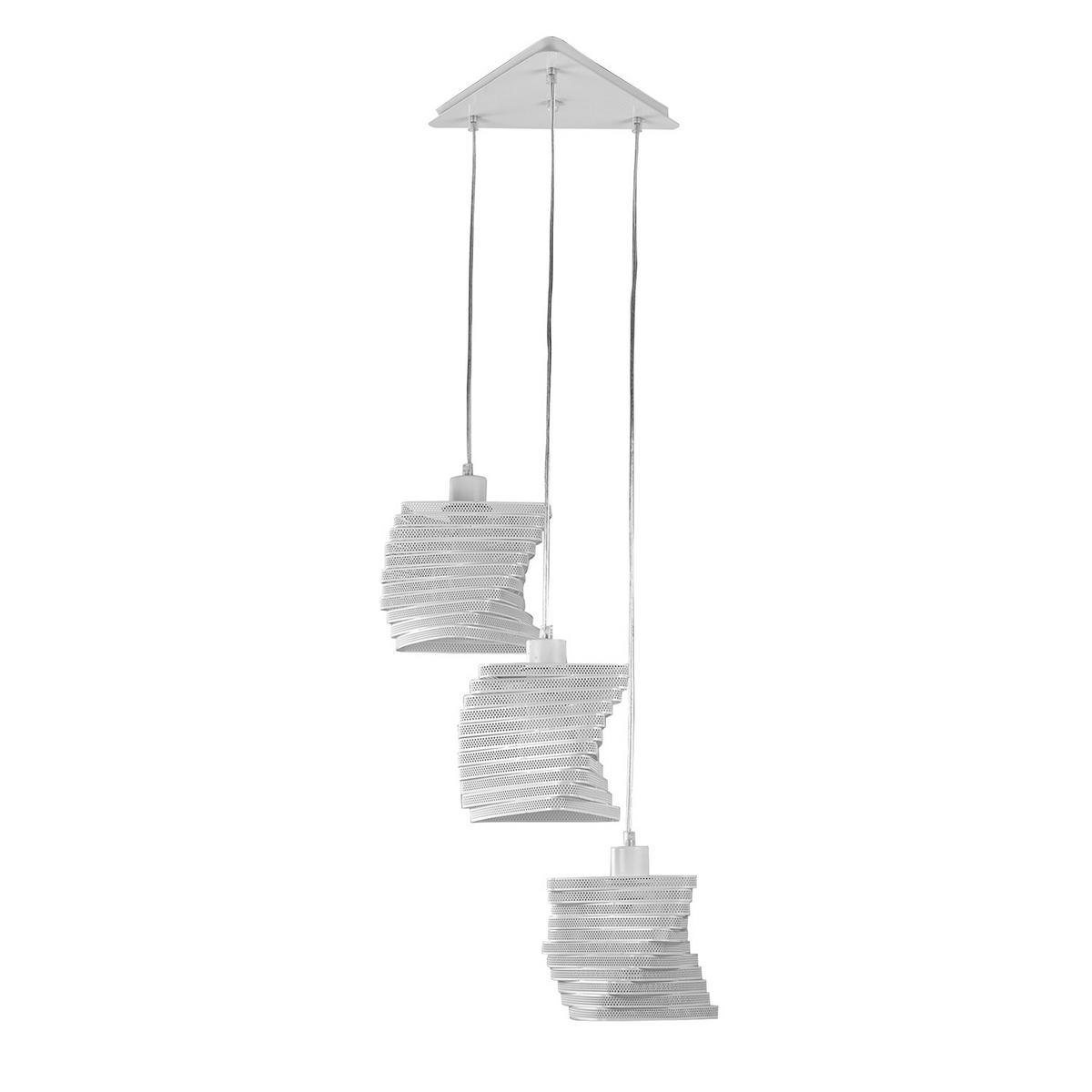Hängeleuchte 4841/s3b - Weiß, Design, Metall (44/120cm)