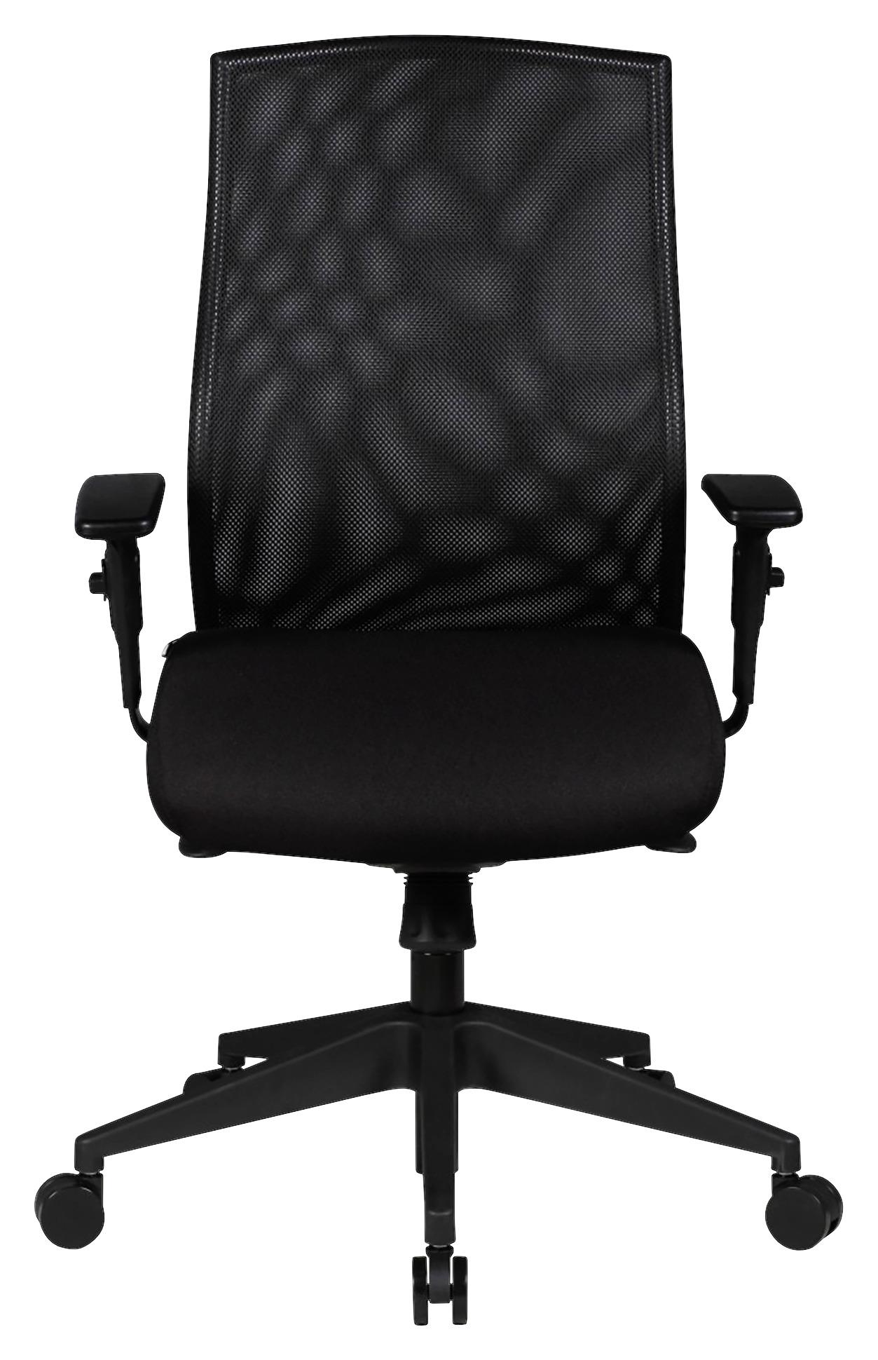 Otočná židle DAVID černá - černá, Basics, textil/plast (65/113/65cm) - MID.YOU