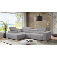 Ecksofa Elias Neu Braun S: 201x307 Cm - Naturfarben/Braun, Design, Textil (201/307cm) - Livetastic